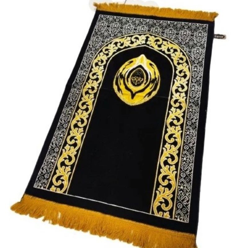 Sajadah Kiswah Motif Khusus Hitam