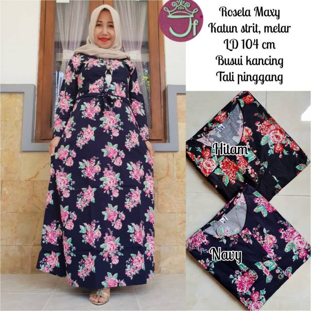 Gamis katun stretch PAYUNG //JF654