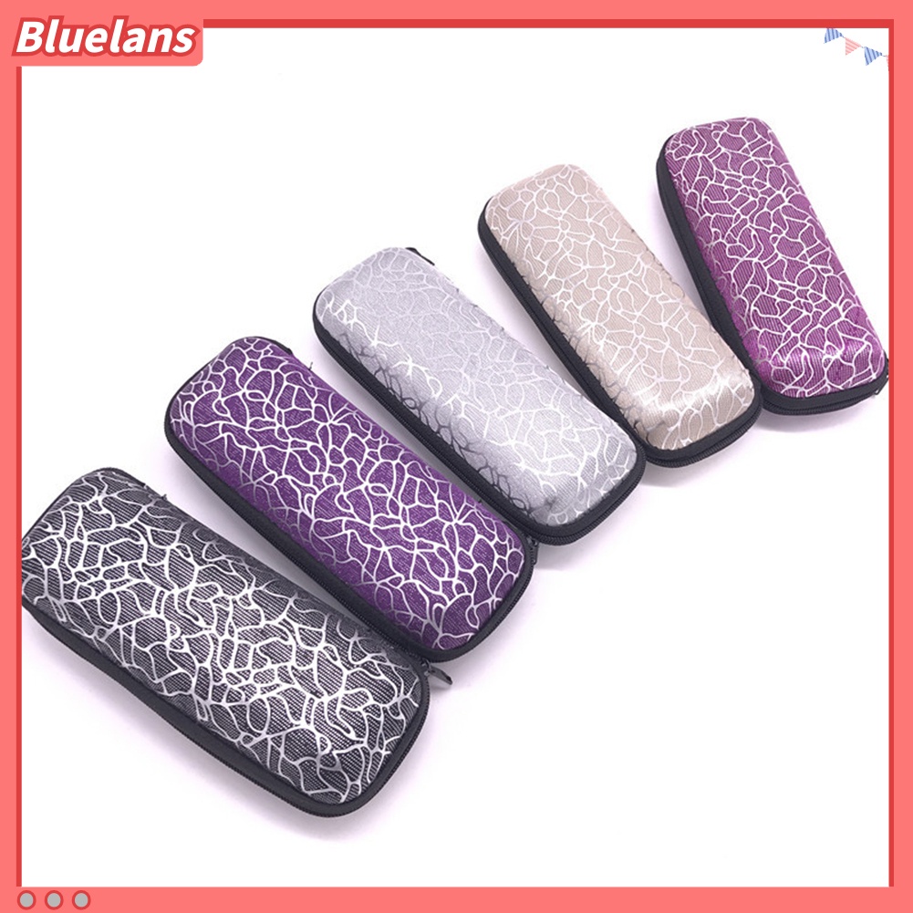 Bluelans Portable Crush Resistant Sun Glasses Spectacles Case Zipper Storage Box Holder