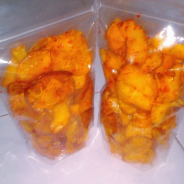 

Keripik singkong pedas renyah enak