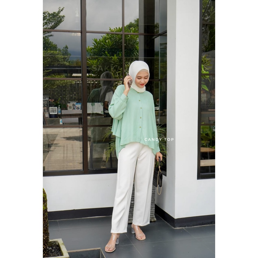 Candy Top // one set pakaian wanita // outfit wanita