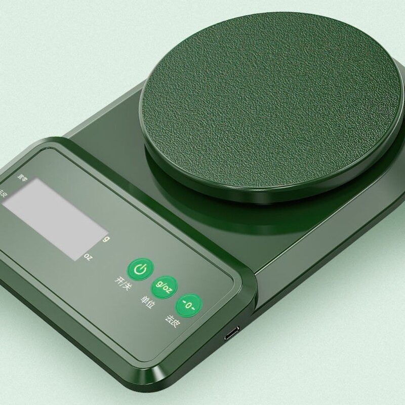 GS8 MURAH Timbangan Dapur Mini Digital LCD Display 10000g 1g Timbangan Dapur Mini Digital Kitchen Scale LCD Display 10000g 1g Tipe Baterai Green