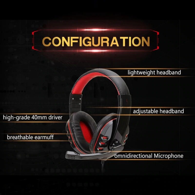 Gaming Headphone Headset with Mic - SOYTO - SY733MV