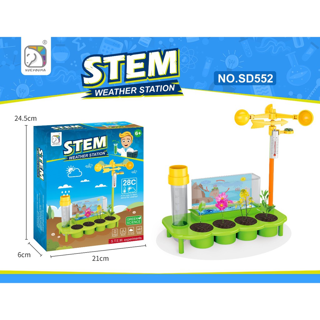 STEM Series - Weather Station - Magnet - Chemistry - Mainan Edukasi