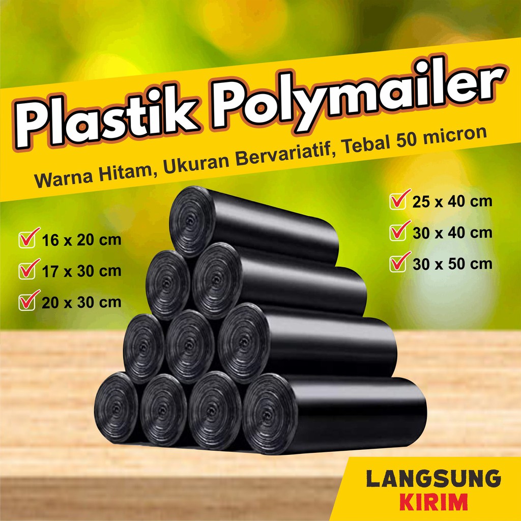 

Amplop Packing Plastik Polymailer Olshop Premium Warna Hitam Polos Termurah Berbagai Macam Ukuran