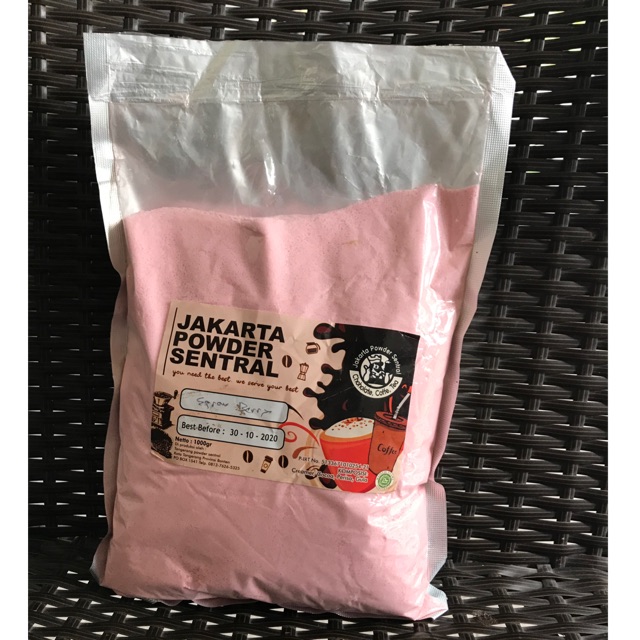 Bubuk Minuman Strawberry 1kg Jakarta Powder Sentral
