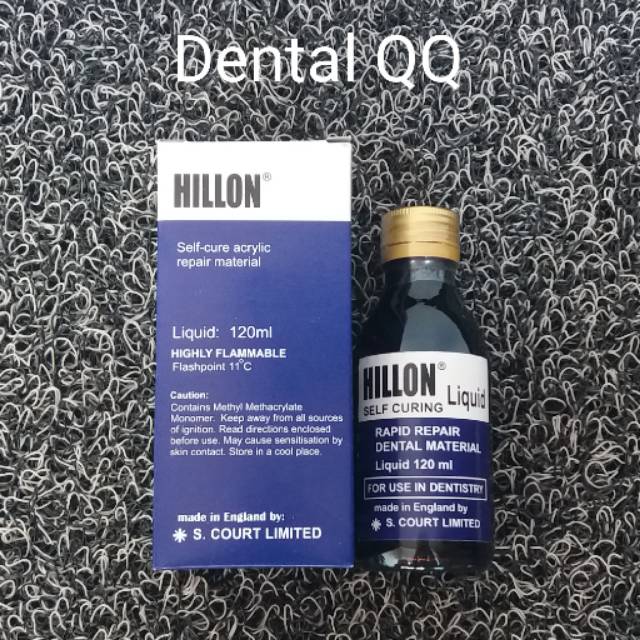 Hillon Liquid Cair Self Curing 120ml minyak acrylic otomatis akrilik rapid self cure dental material