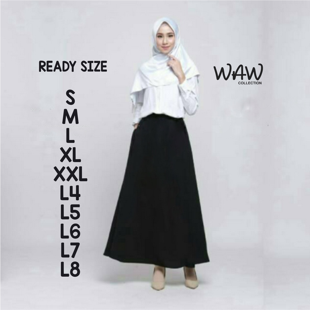 Rok kerja A line size S - 8L Premium Quality