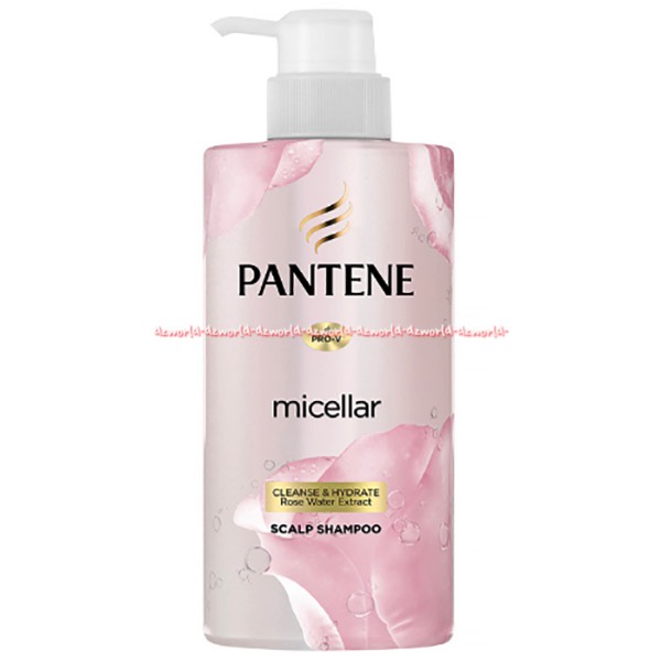 Pantene Micellar 300ml Scalp Shampoo Cleanse Hydrate Detox Purify Rose Water Extract Shampo Panten Wangi Bunga Mawar