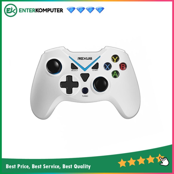 Rexus GX100 Gamepad Wireless White