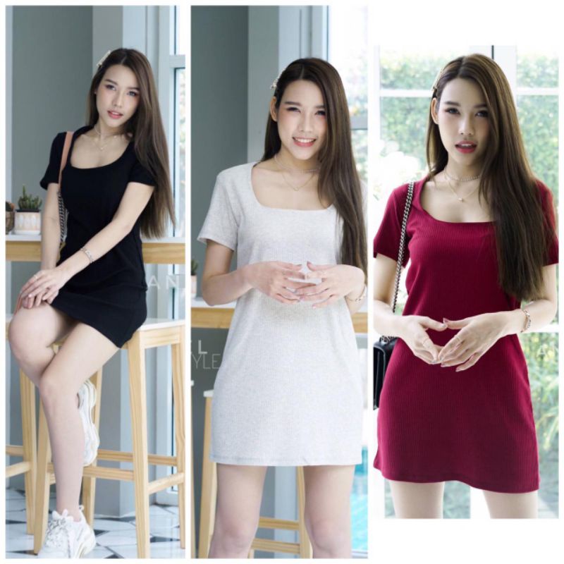 Dress DTS01 warna Nude