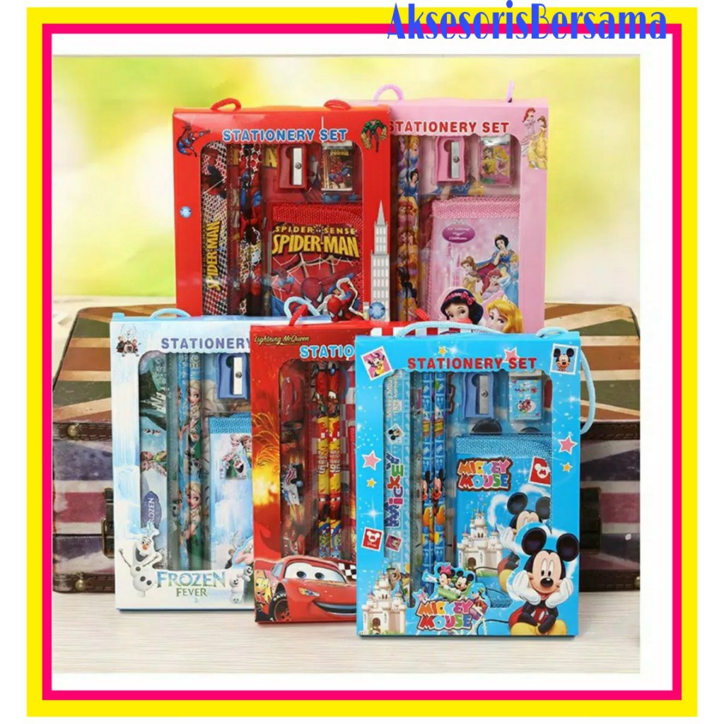

Alat Tulis Set Pony/ Alat Tulis Set Minion/ Sovenir/ Stationary Set Barang Kualitas