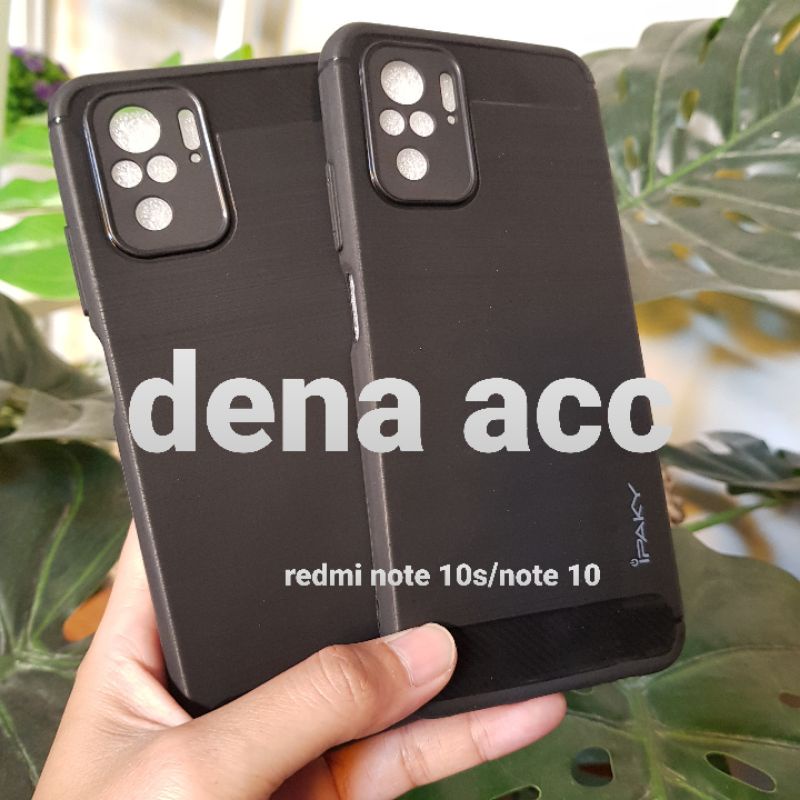 Soft Case Silikon Rugged Carbon Xiaomi Redmi Note 10 Redmi Note 10S Redmi Note 10 Pro 5G