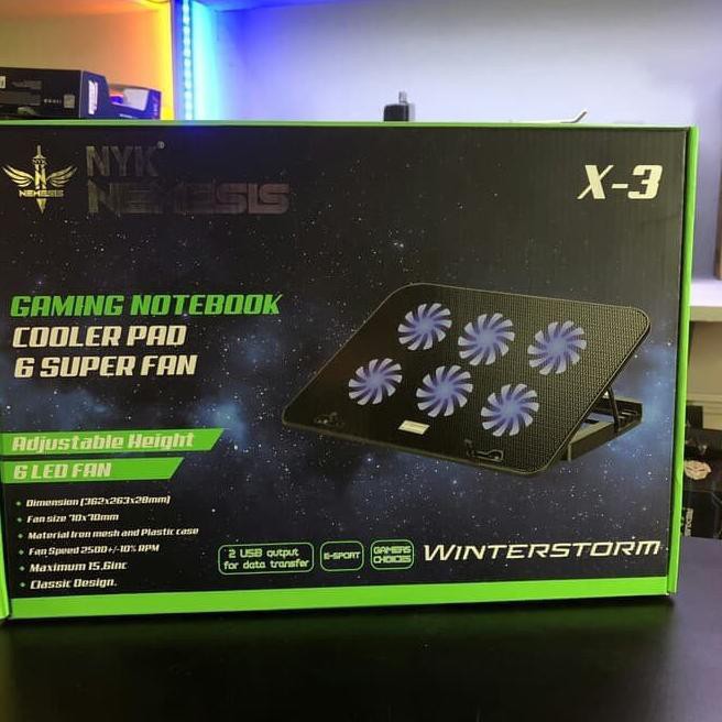 C_    Nyk X3 Winter Storm Cooling Pad Gaming Ergo Standing