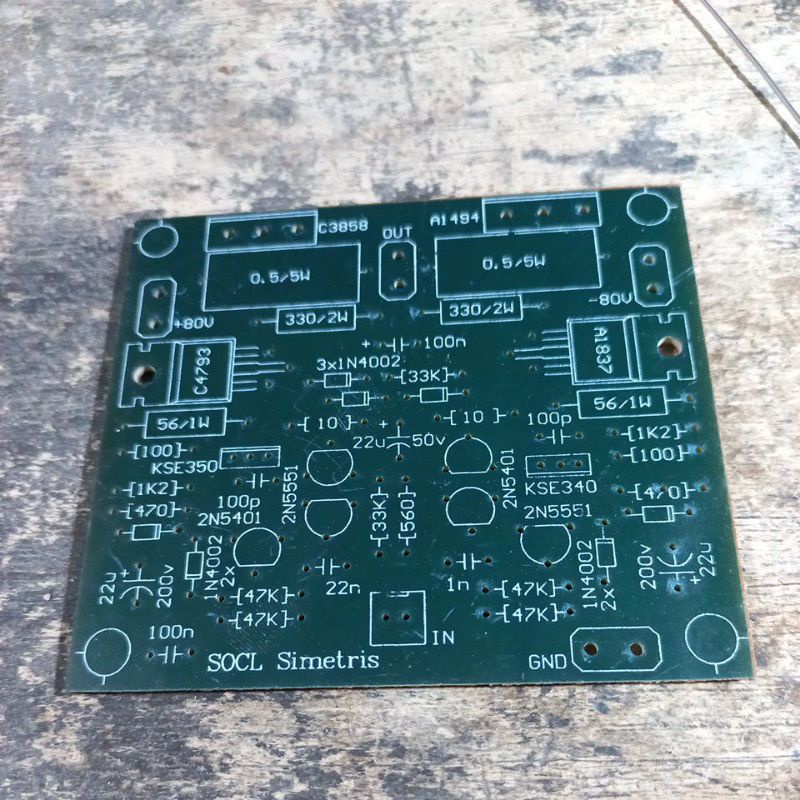pcb socl simetris