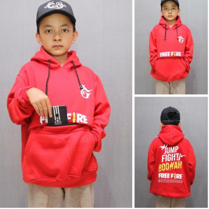 Banyak Dipakai.. Hoodie Anak FreeFire Jaket Cagoule anak