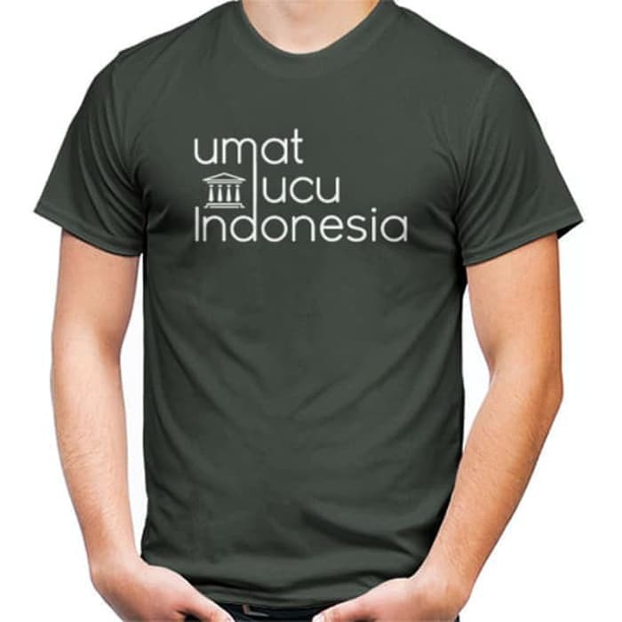 Kaos Baju Combed 30S Distro UMAT LUCU iNDONESiA MLi MAJELiS Indo