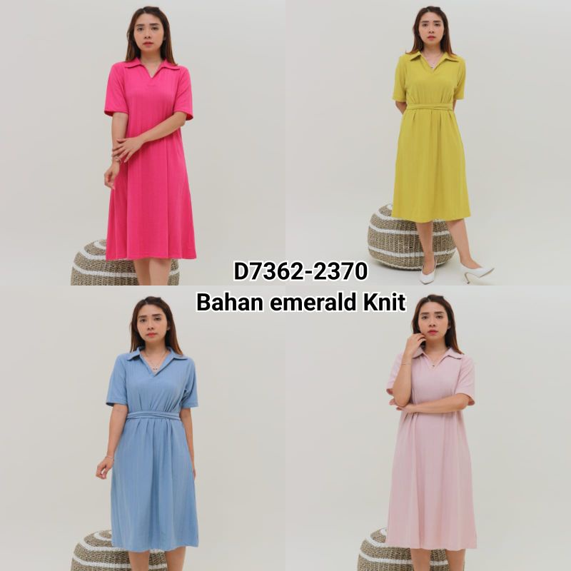 Dress panjang   Knit /Dress korea/Dress kekinian/baju grosir tanah abang