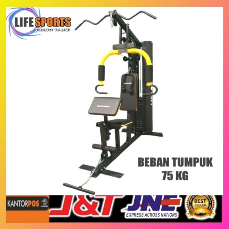 home gym 1 sisi-lifesports(original)home gym-gym home-alat fitnes-gym