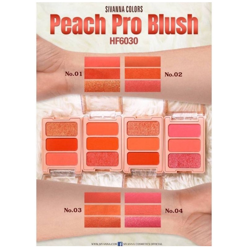 Sivanna Colors Peach Pro Blush #HF6030