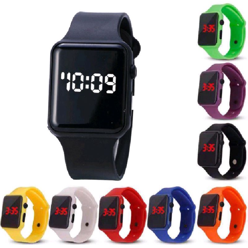 TERMURAH JAM TANGAN LED SPORT PRIA WANITA / JAM ANAK ANAK