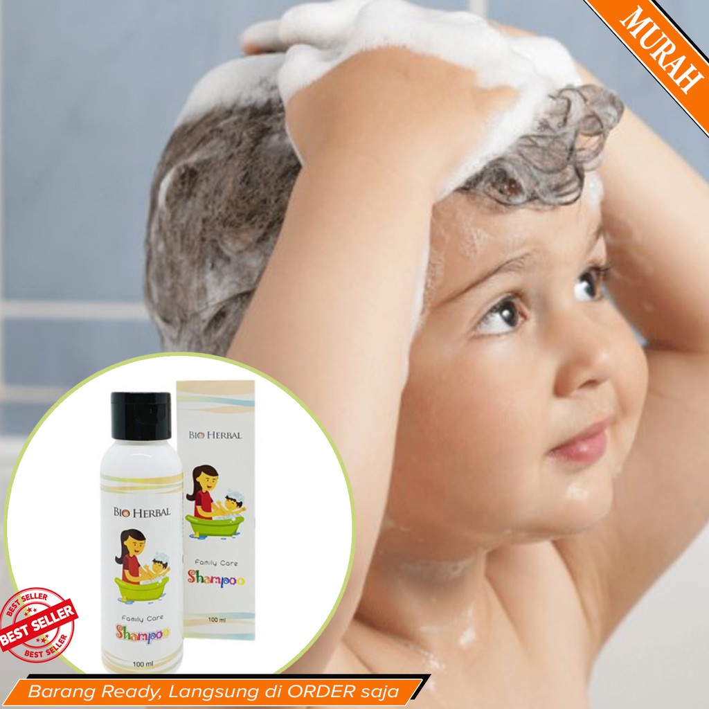 [ORI] Bio Herbal Family Care Shampo Pembasmi Kutu Rambut AMPUH Hingga ke Telur Kutu serta Merawat &amp; Melembabkan Rambut Aman digunakan untuk Anak - BPOM 100ML