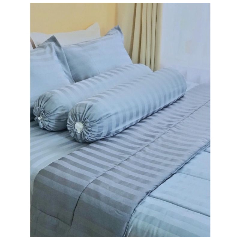 Sprei dan bedcover ukuran 160x200T20 bahan mikro tencel