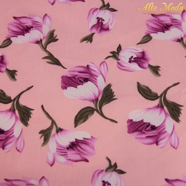 

Alta Moda Katun Peach Motif Bunga Pink (1M)
