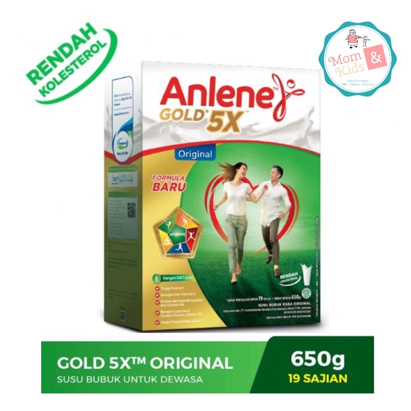 Anlene Gold Plus Rasa Original/Vanila/Coklat 620 gram