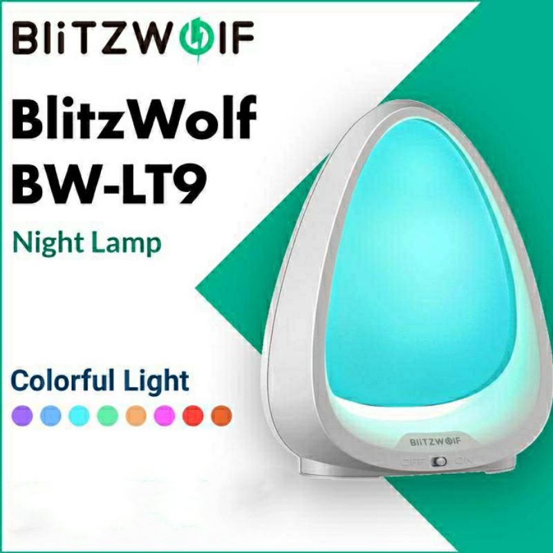 BlitzWolf BW LT9 LED Color Smart Night Lamp / Lampu Tidur