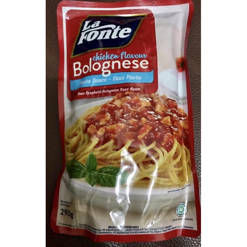 

La Fonte Saus Pasta Bolognese Chicken Flavour 290 gr