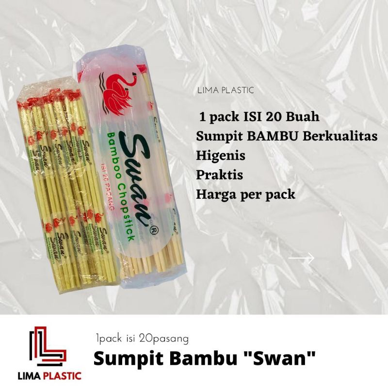 Sumpit Bambu Swan / Sumpit Makanan /Sumpit High Quality