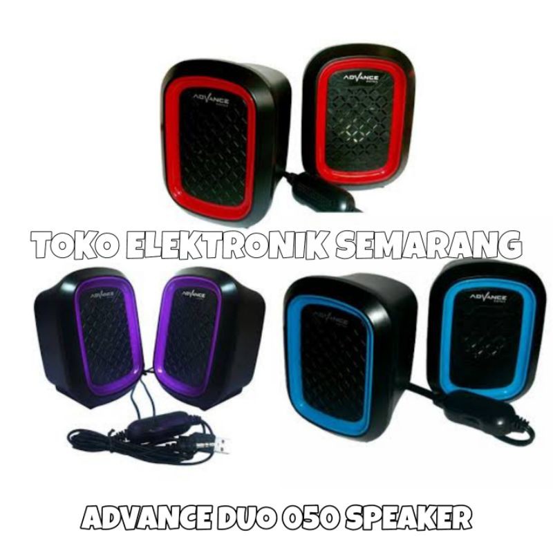 ADVANCE MINI DIGITAL SPEAKER DUO 050 USB PC LAPTOP SUPER BASS