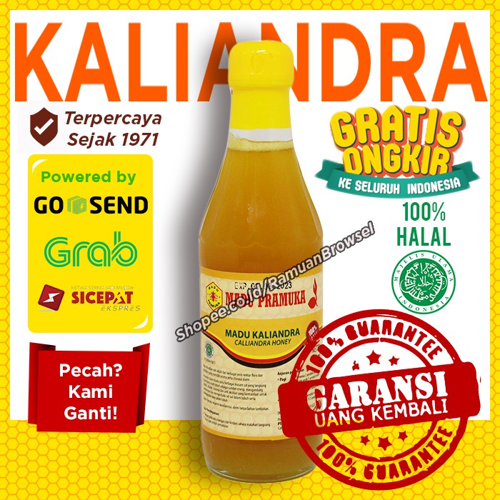 

Madu Pramuka Kaliandra 350 ml