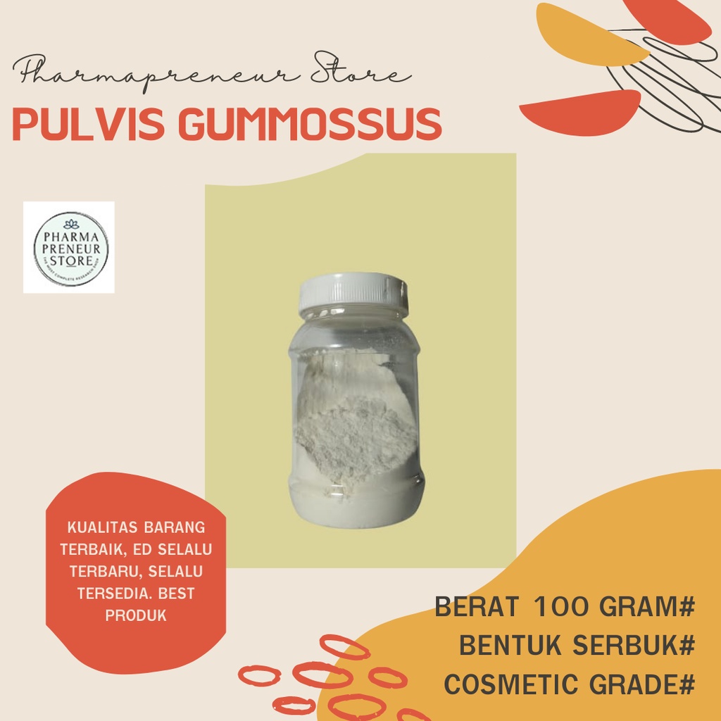 Pulvis Gummosus - Pulvis Gumosum - PGS Best Quality 50 Gram