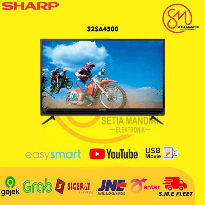 LED TV SHARP 32" 32SA4500 32 INCH USB MOVIE HDMI SMART TV Termurah