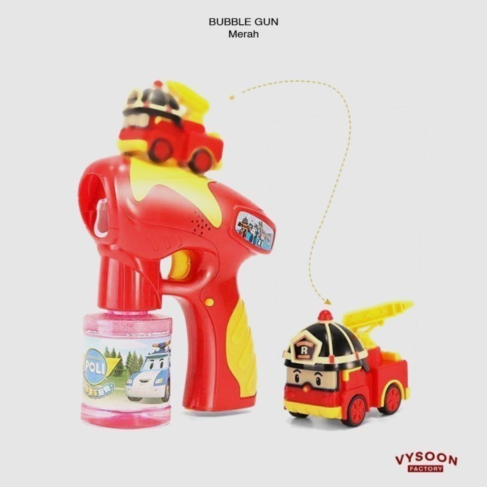 Ready Import Mainan Anak Bubble Gun Pororo / Bubble Machine / Pororo