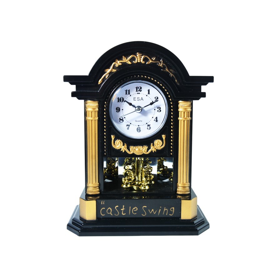 Jam Weker Meja Klasik Vintage Alarm Clock FREE BATERAI F005