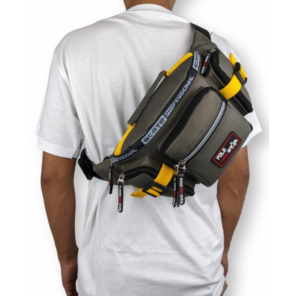 Tas Pinggang Waistbag Waterproof Original Polo Prostar  Tas Pinggang dan Tas Selempang Bahu