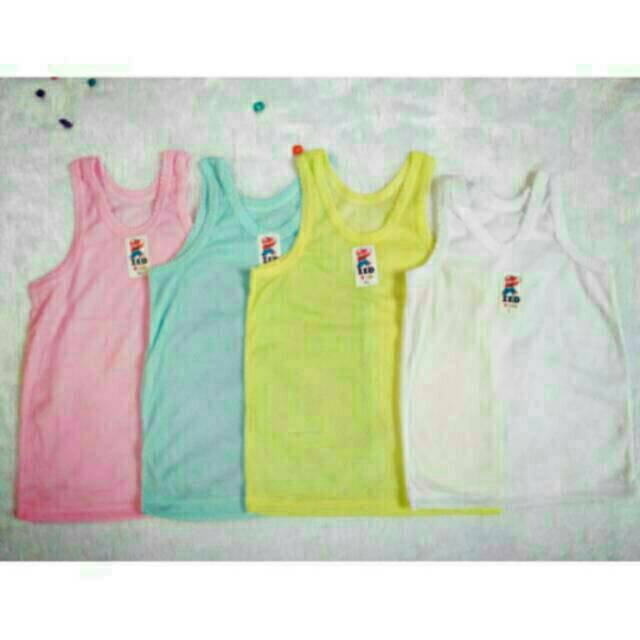 Grosir kaos dalam anak  6 pc merk zed kids new born - 11 tahun