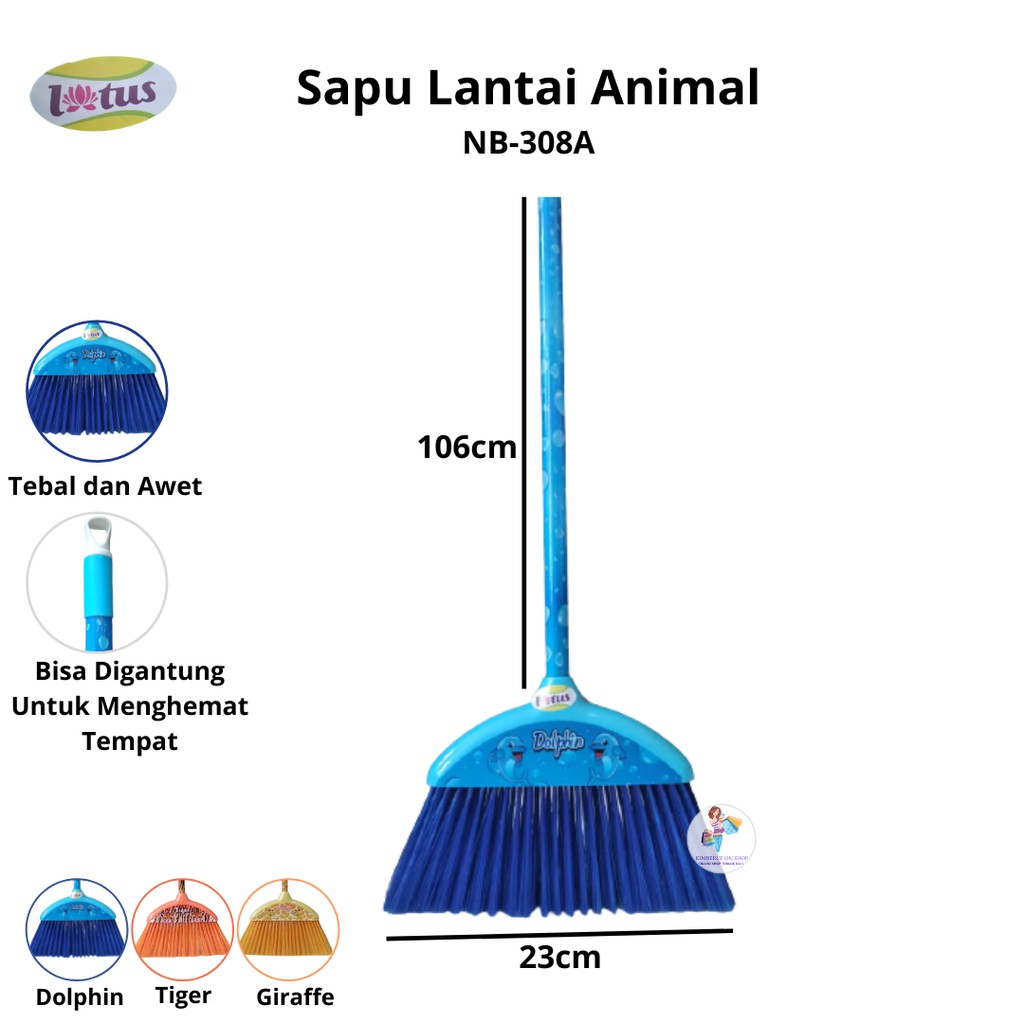 Lotus Sapu Lantai Animal NB-308A