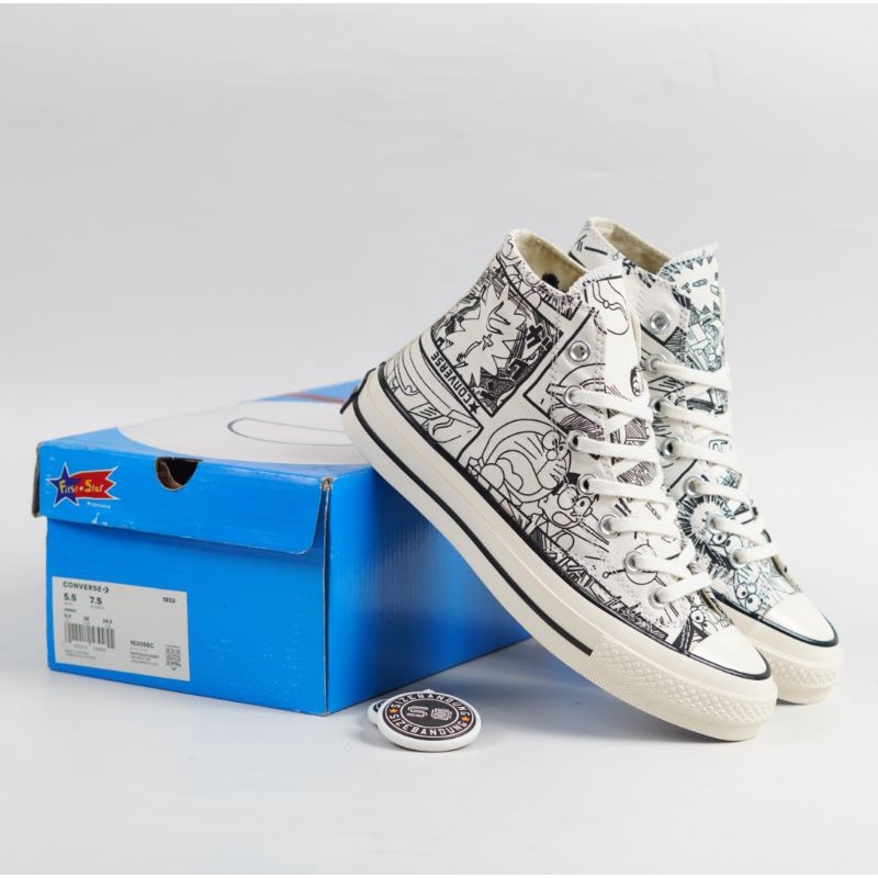 Sepatu Converse All Star 1970s Chuck Taylor Doraemon