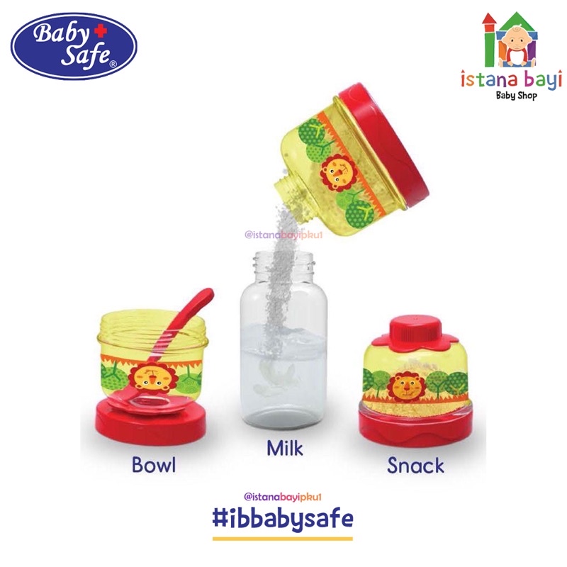 Baby Safe Multi Use Containers - Tempat susu bubuk bayi/Milk container/Bs33a