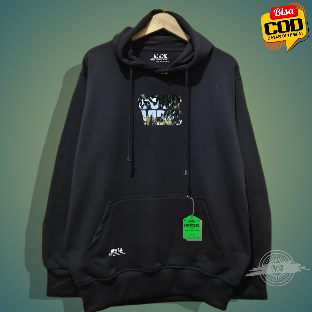 Hoodie Distro Aesthetic Graffity  Sweater Good Vibes Hitam Newbie Hoodie Asthetic Pria Murah Jacket Cowo Terbaru 2022 Kekinian Viral Hodie Terbaru Pria Distro Switer Cewek Kekinian Murah Jecket Keren Pria Dewasa