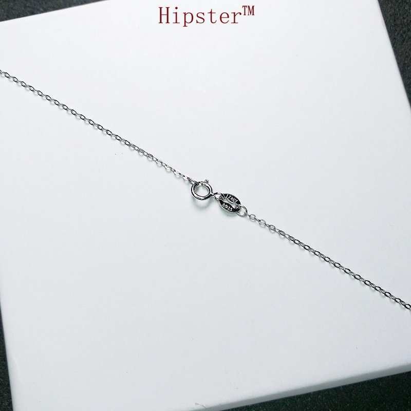 Classic Hot Sale Cross Chain Single Chain Simple S925 Silver Necklace