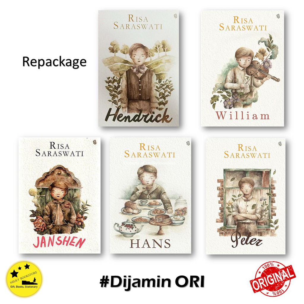Novel Repackage Serial Risa Saraswati William, Peter, Hans, Janshen, Hendrick