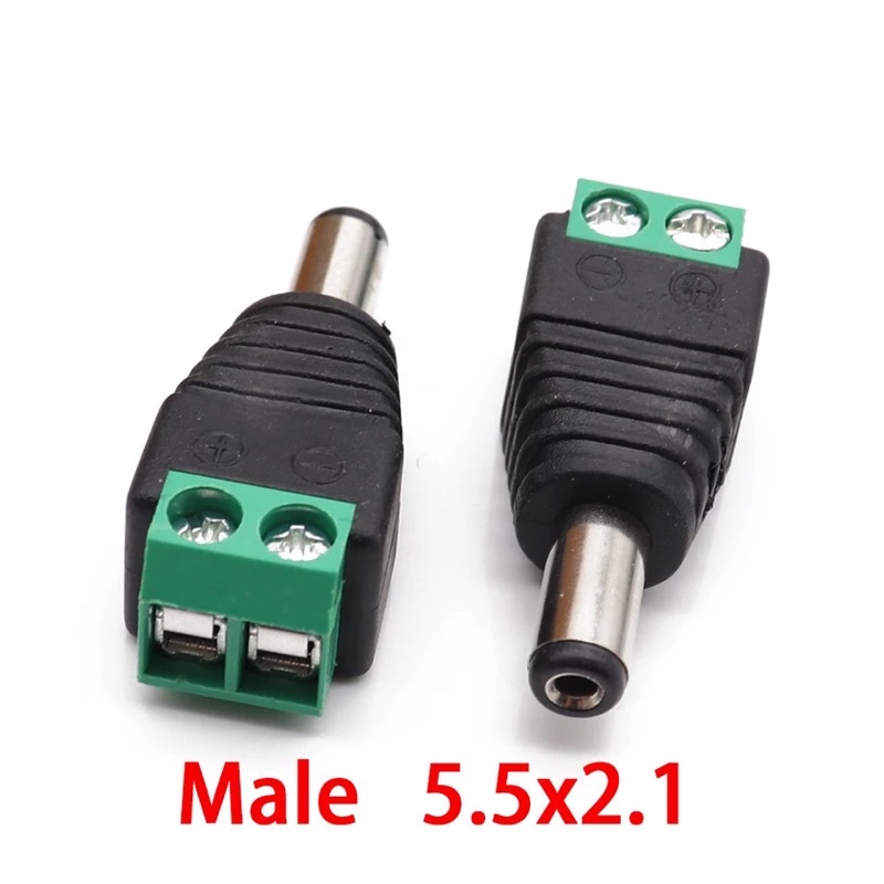 Jack Male 2.1mm x 5.5mm DC Konektor Adaptor