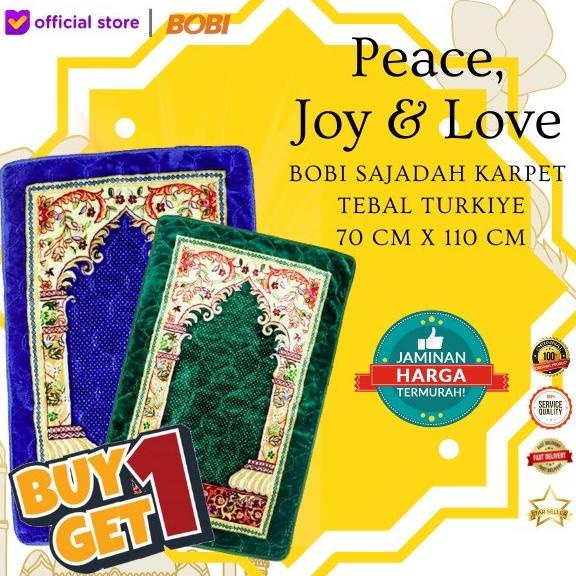Sajadah Tebal Empuk (PROMO BUY1GET1) - Sajadah Tebal Turkiye 70X110cm