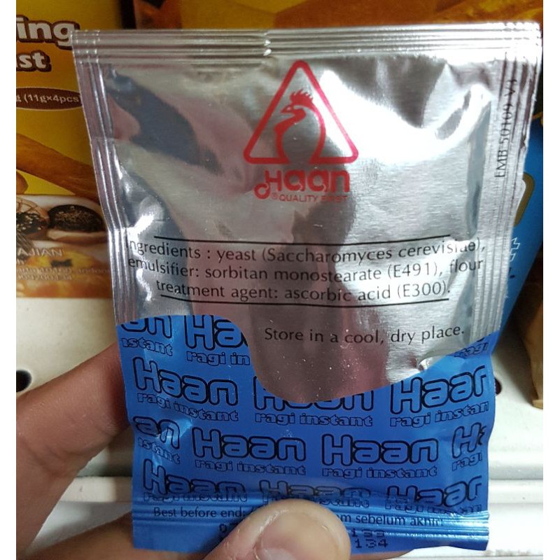 

HAAN 1 Sachet Ragi Instant - Instant Yeast 11gr