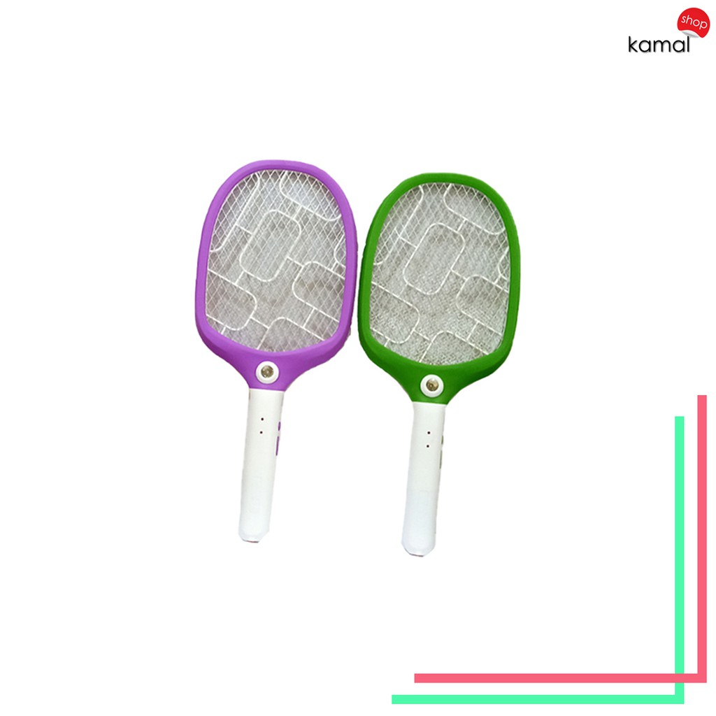 Raket Nyamuk 2in1 Mosquito Swatter Racket Led Rechargeable Raket Pembasmi Nyamuk